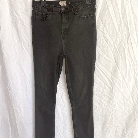 Free People Faded Black Skinny Jeans Size 29 - Picture 1 of 12